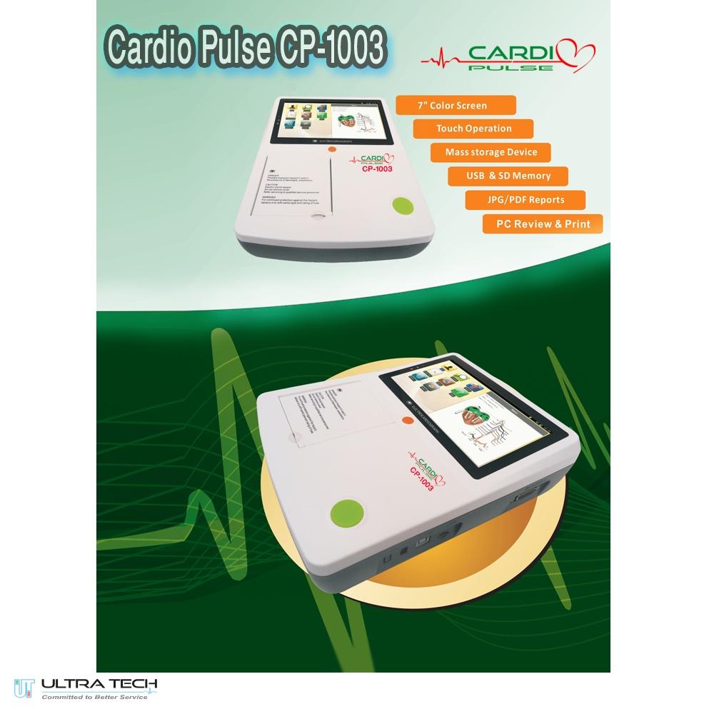 Cardio Pulse ECG Machine 3 Channel
